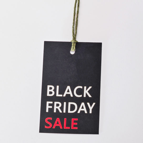 black Friday sale tag