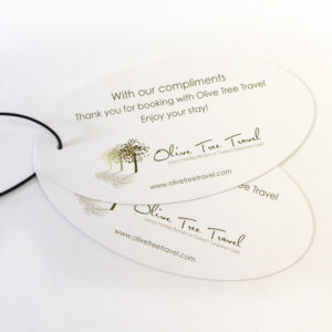 printed Oval swing tags