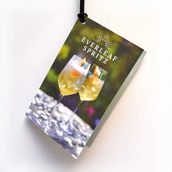 Recycled Swing Tag with Everleaf Spritz Image